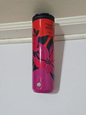 Starbucks Holiday 2021 Floral Design  Insulated Tumbler